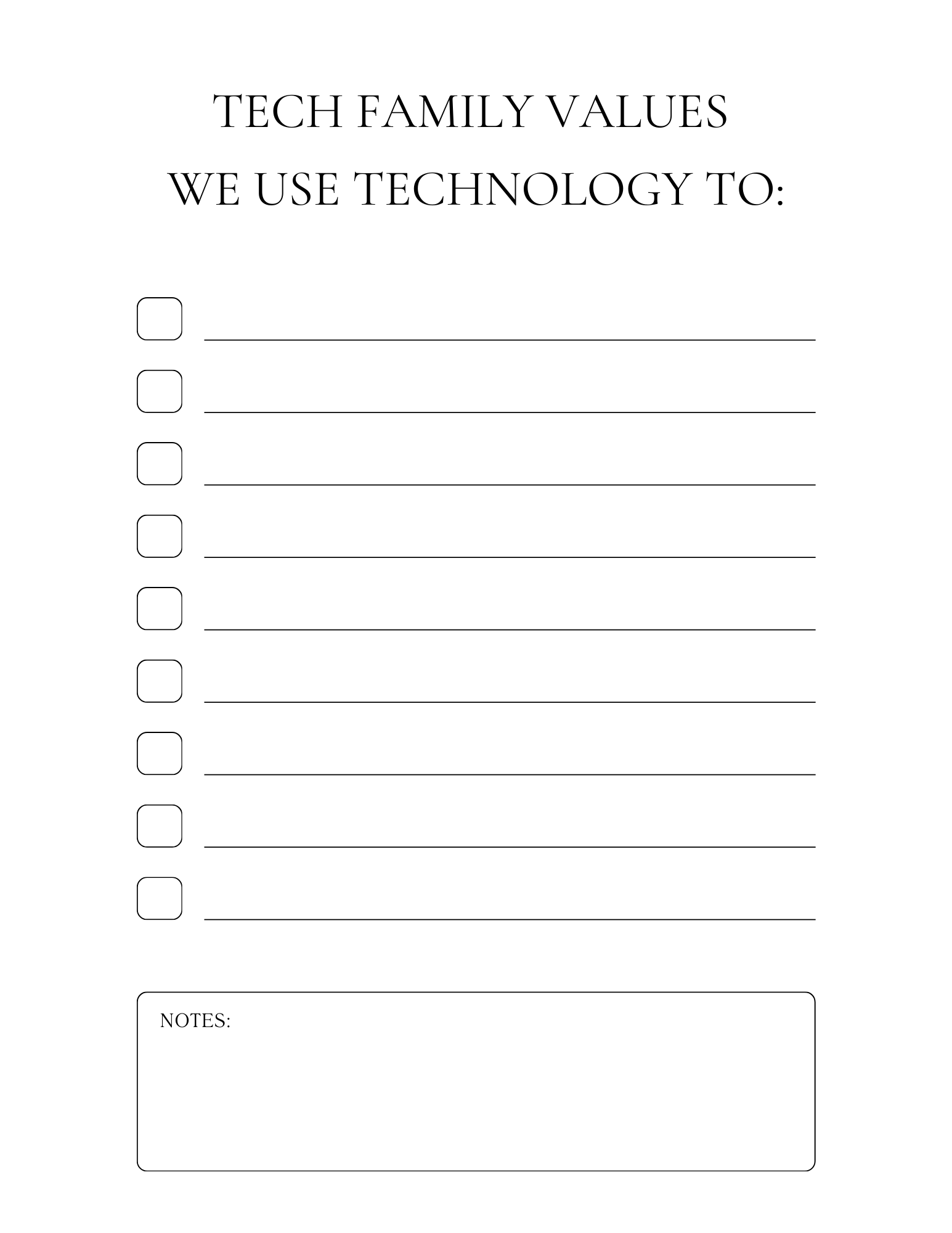 Ready-to-Print Tech Checklists & Templates