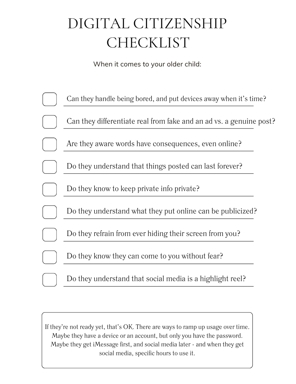Ready-to-Print Tech Checklists & Templates
