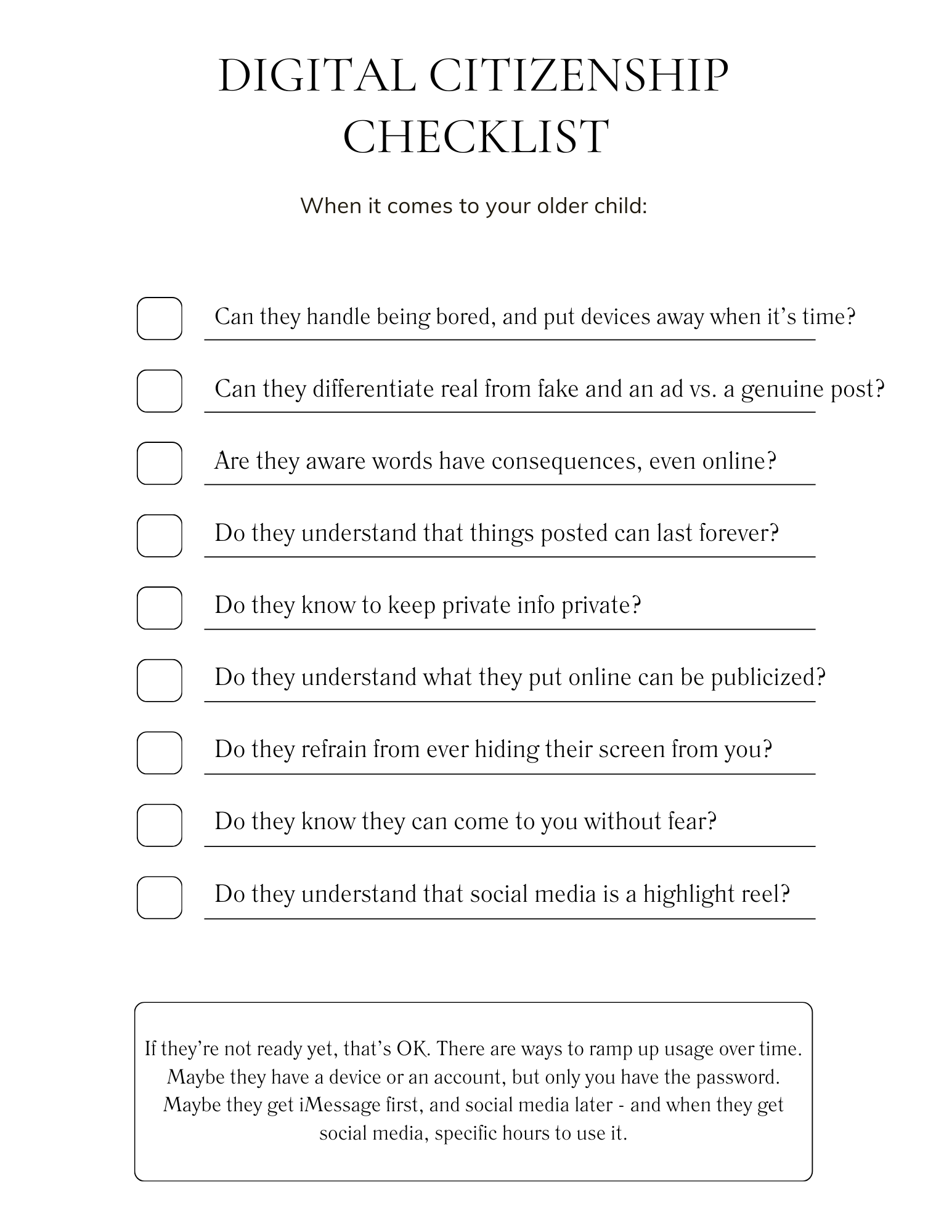 Ready-to-Print Tech Checklists & Templates
